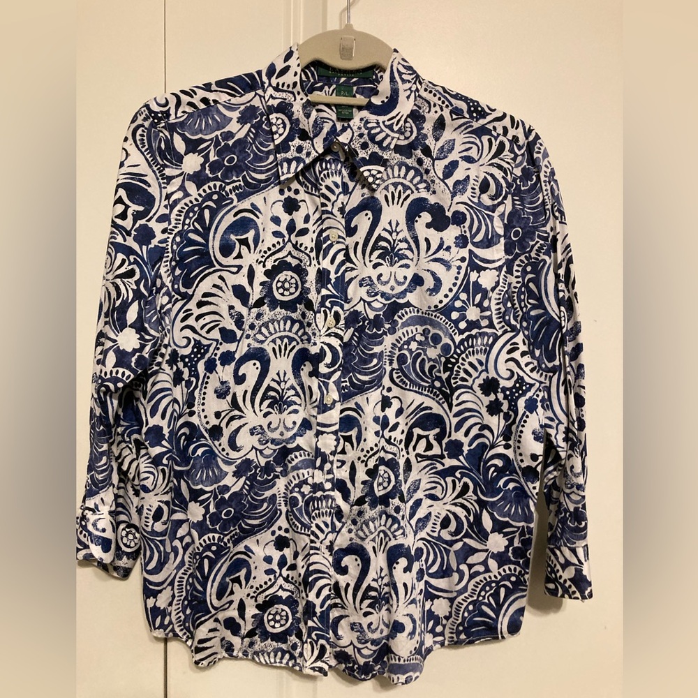 Lauren floral dress shirt